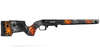 The MDT CRBN Rifle Stock is lightweight, durable, and absorbs vibrations, offering stability and comfort with adjustable features and versatile mounting options.